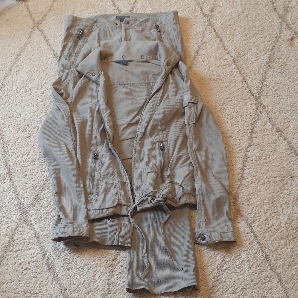 2 piece jacket and pants set